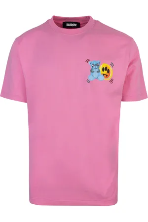 BARROW T-shirt rosa mini orsetto
