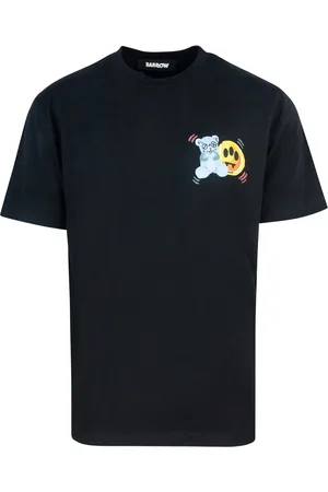 BARROW T-shirt nera mini orsetto
