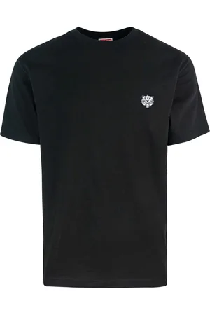 Kenzo T-shirt nera con ricamo