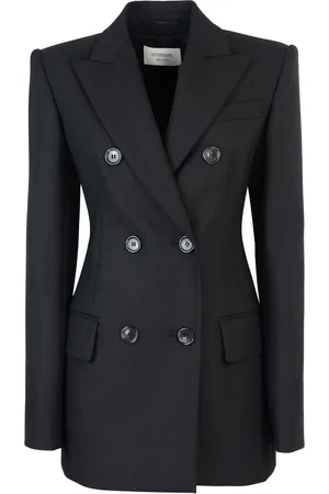 Sportmax Blazer Gelly in lana stretch nero