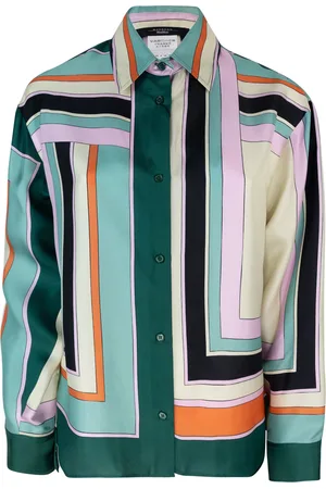 Max Mara Camicia Formia in seta stampata multicolor