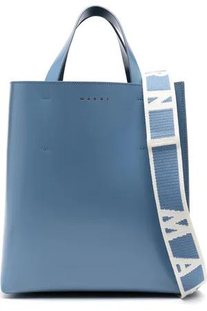 Marni Museo Bag piccola in pelle azzurra