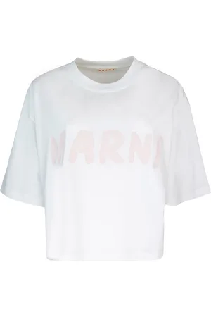 Marni T-shirt in cotone biologico con logo