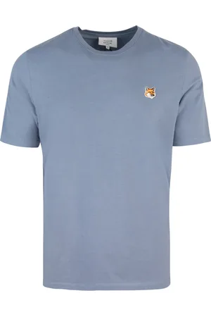 Maison Kitsuné T-shirt Fox Head Patch celeste