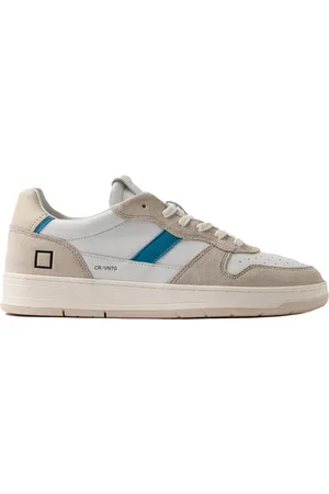 D.A.T.E. Sneaker Court 2.0 Vintage Calf White-Bluette