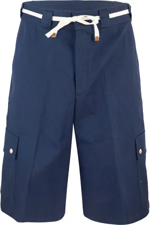 Drôle de Monsieur Short workwear Chevron blu