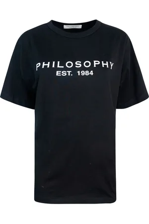 Serafini T-shirt nera con logo