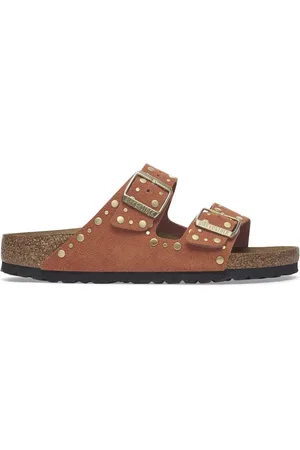 Birkenstock Ciabatta Arizona Rivet Suede - calzata S