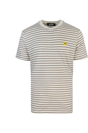 BARROW T-shirt riga tortora