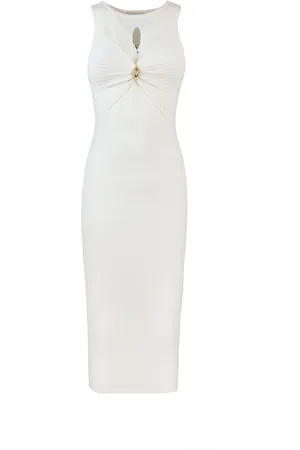 Elisabetta Franchi Abito a costine con cut out