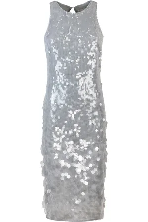 Patrizia Pepe Abito in paillettes Glass Grey