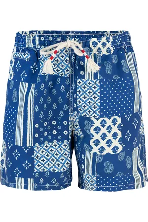 MC2 SAINT BARTH Costume Caprese Patchwork Blu