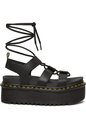 Dr. Martens Sandalo con platform intracciato Nirtilla