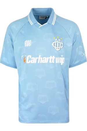 Carhartt T-shirt S/S Hartt’s Football azzurra