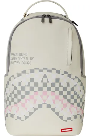 Sprayground Zaino Cream Check Shark Central
