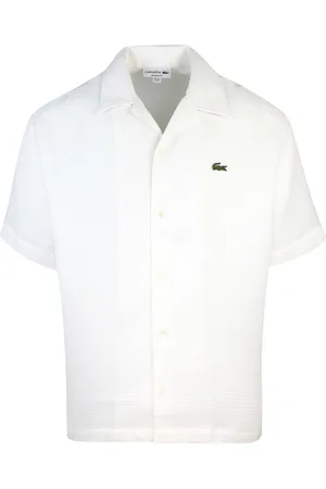 Lacoste Camicia testurizzata a nido d