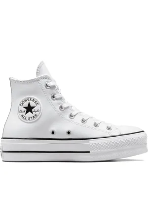 Converse Sneakers ChuckTaylor All Star Platform Bianco/Nero/Bianco