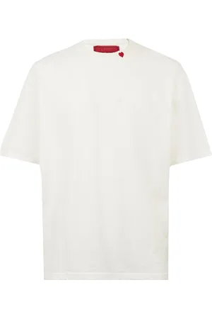 Vision Of Super T-shirt bianca Heart Neck