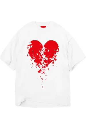 Vision Of Super T-shirt Broken Heart bianca