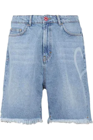 Vision Of Super Bermuda Heart Laser Print n denim blu