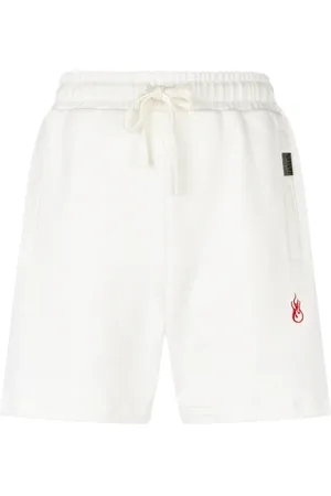 Vision Of Super Bermuda in felpa Flames bianco