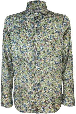 SONRISA Camicia classica con stampa floreale