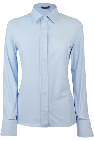 Ghirardelli Camicia classica elasticizzata azzurra