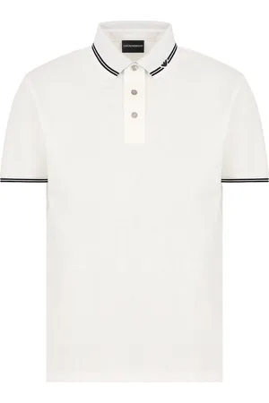 Emporio Armani Polo in piquet bianca