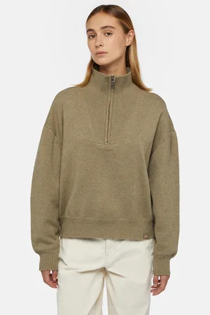 Dickies Maglione East Helena Rib 1/4 Zip Donna