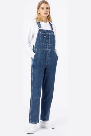 Dickies Salopette Classica In Denim Donna