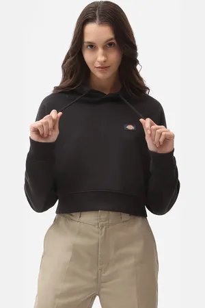 Dickies Felpa Con Cappuccio Corta In Vita Oakport Donna