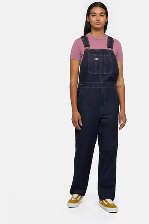 Dickies Salopette Classica In Denim Donna