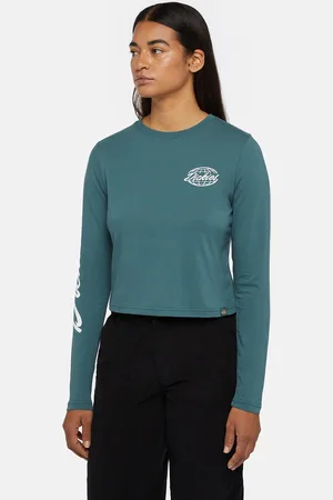Dickies T-Shirt A Maniche Lunghe Globe Donna