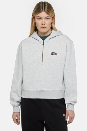 Dickies Felpa Con Cappuccio E Zip 1/4 Oakport Donna