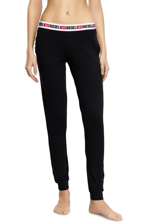 Diesel Pantaloni tuta con elastico in vita con logo Pantaloni Donna