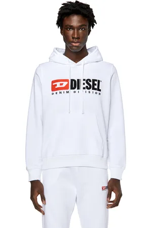 Diesel Felpa con cappuccio e logo applicato Felpa Uomo