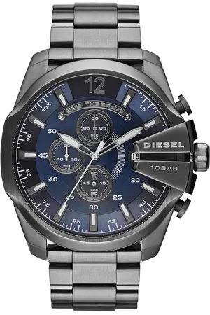 Diesel Mega Chief orologio con placcatura grigia Orologi Uomo
