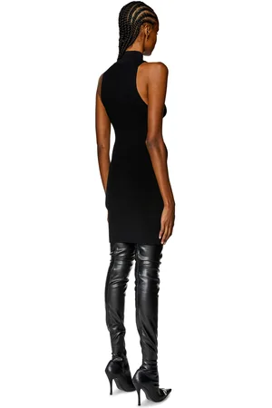 Diesel Abito dolcevita a coste Vestito Donna