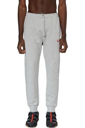 Diesel Pantaloni tuta con logo ricamato Pantalone Uomo