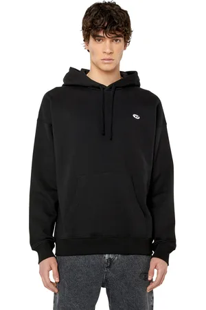 Diesel Felpa con cappuccio e patch oval D Felpa Uomo