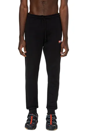Diesel Pantaloni tuta con logo ricamato Pantalone Uomo
