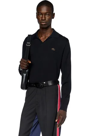 Diesel Maglia in lana con colletto polo Maglieria Uomo