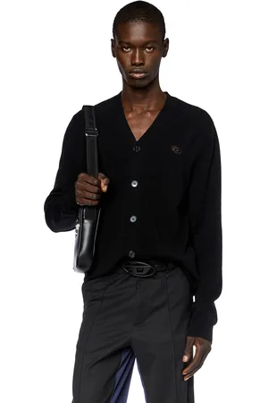 Diesel Cardigan in lana e cotone Maglieria Uomo