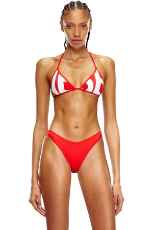 Diesel Top bikini con logo tagliato Reggiseno Donna