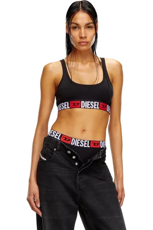 Diesel Bralette con fascia logata Reggiseno Donna