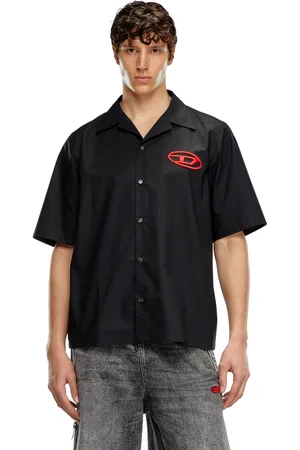 Diesel Camicia bowling con logo ricamato Camicia Uomo