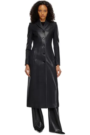 Diesel Giacca gessata con coating lucido Giacca Donna