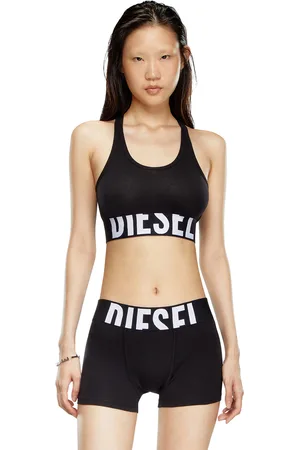 Diesel Reggiseno sportivo con logo tagliato Reggiseno Donna