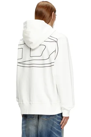 Diesel Hoodie con ricamo logo Felpa Uomo