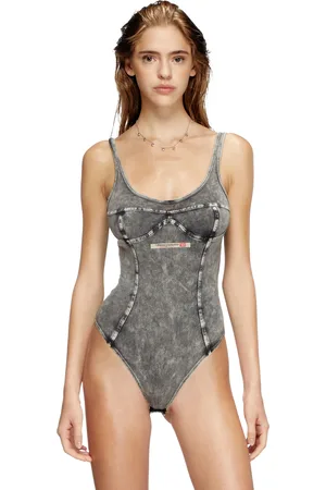 Diesel Body in jersey effetto denim Body Donna